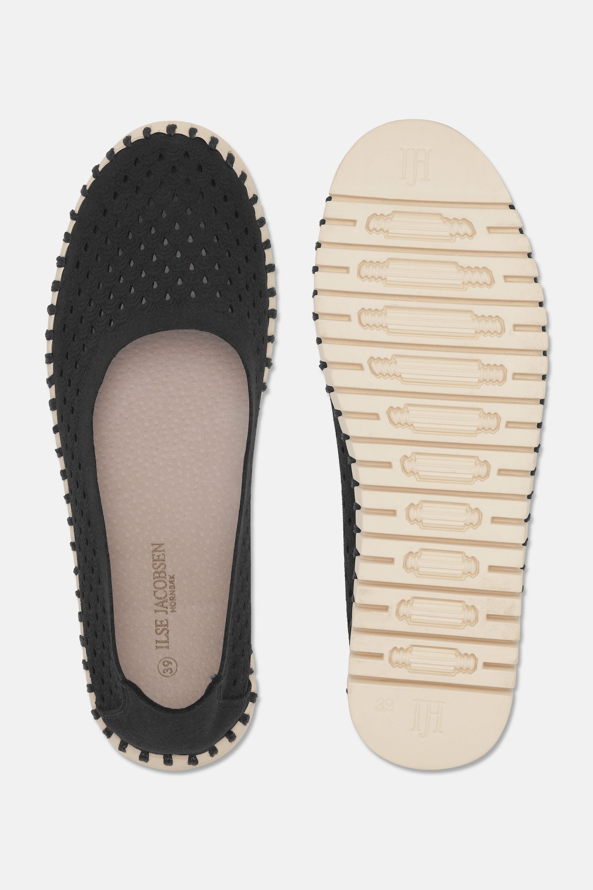 Ballerines - Black Pearled Ivory